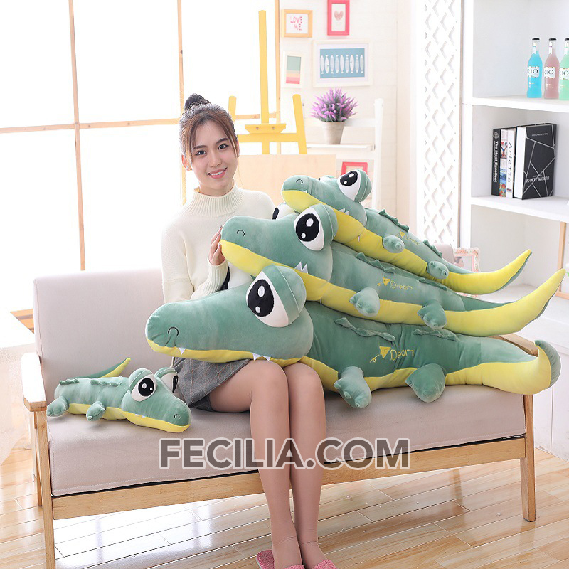 Gấu bông cao cấp Cá S.ấ.u mắt lồi đáng yêu, Thú nhồi bông Cá S.ấ.u MA750