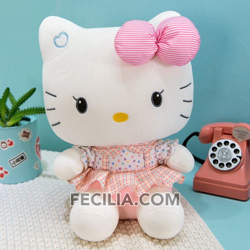 Gấu bông Cao Cấp, Thú nhồi bông Mèo Hello Kitty MA753