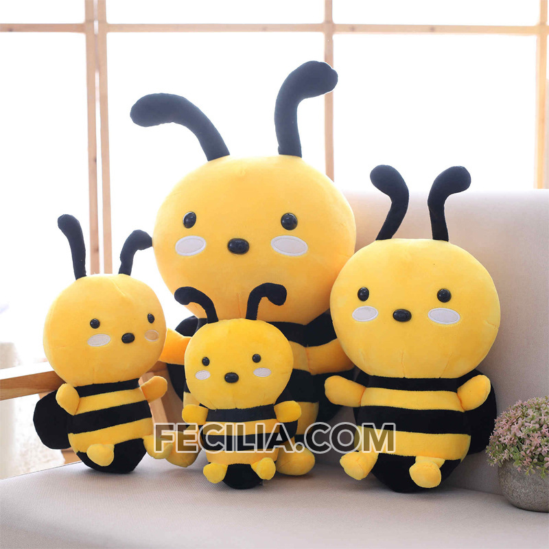Gấu bông Cute, Gấu bông hình con Ong vàng, Thú nhồi bông Ong Vàng Cute 20cm, 25cm, 30cm, 40cm MA738