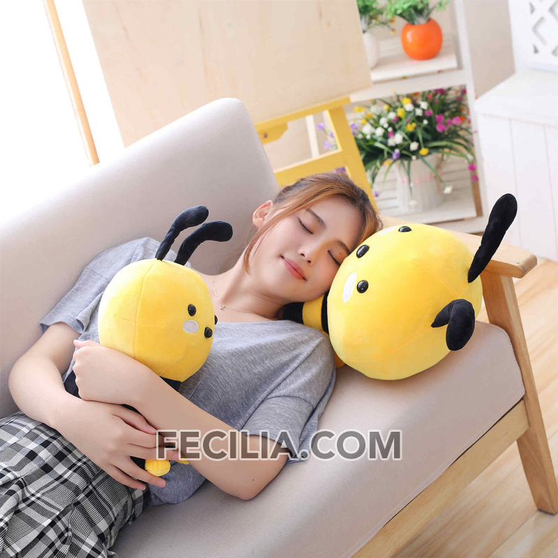Gấu bông Cute, Gấu bông hình con Ong vàng, Thú nhồi bông Ong Vàng Cute 20cm, 25cm, 30cm, 40cm MA738