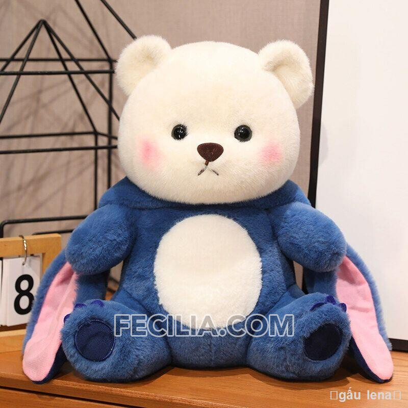 Gấu bông Lena Cosplay Stitch siêu dễ thương Size 28cm, 40cm,50cm,65cm MA606
