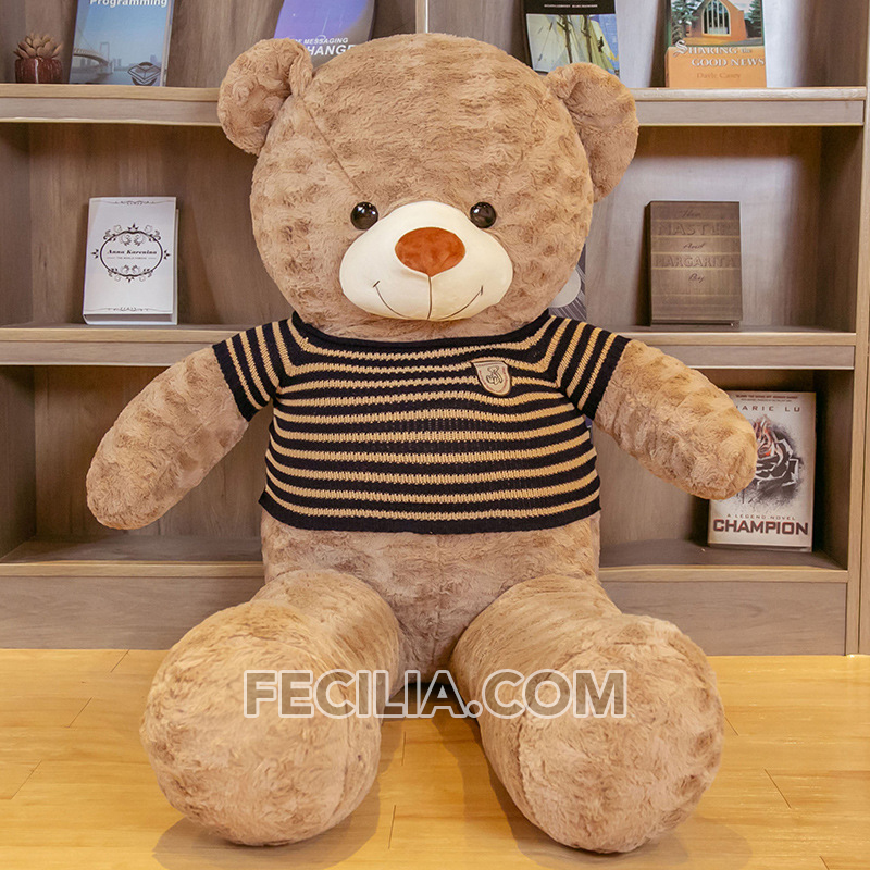 Gấu bông Teddy siêu khổng lồ to hơn người 80cm, 1m, 1m2, 1m4, 1m6, 1m8, 2m, 2m6 MA701