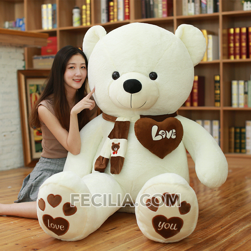Gấu bông, Thú Bông Teddy khổng lồ to bằng người 1m, 1m2, 1m4, 1m6, 1m8 MA702