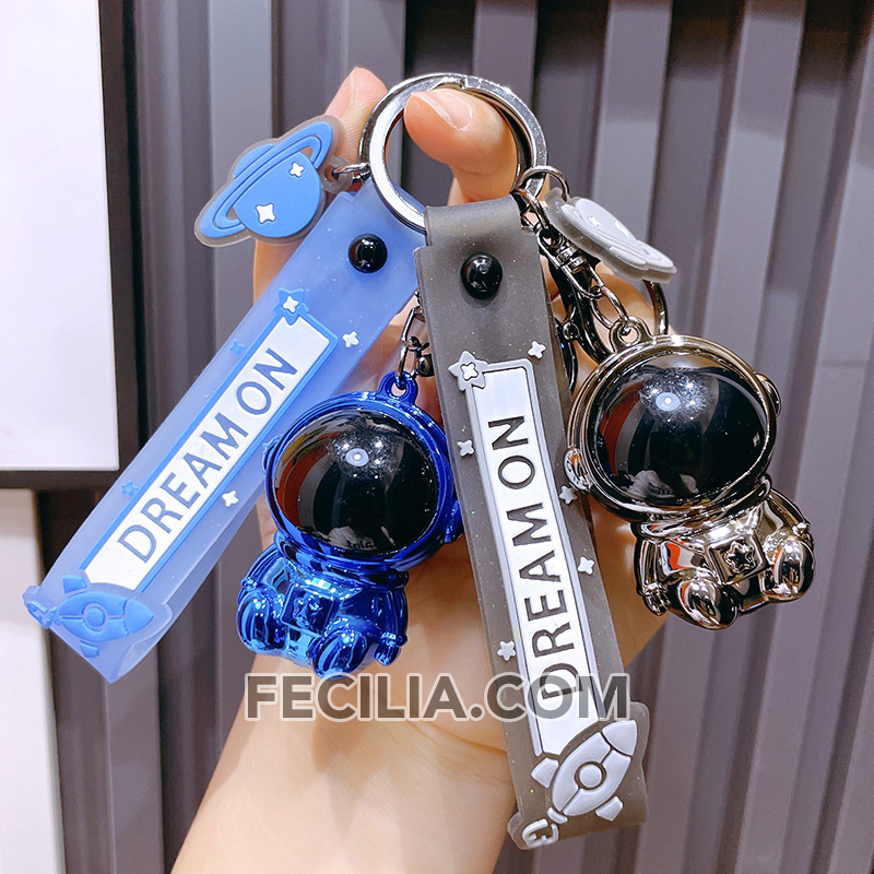 Mẫu Móc khóa Balo Phi Hành Gia đẹp có móc làm bằng Inox MK564