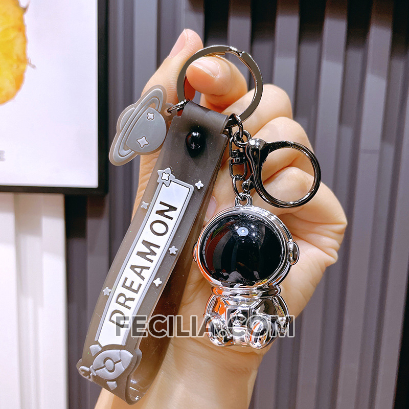 Mẫu Móc khóa Balo Phi Hành Gia đẹp có móc làm bằng Inox MK564