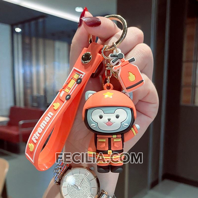 Móc khóa Phi Hành Gia nhiều mẫu mã Cute, Thỏ, Mèo, Gấu. Móc trang trí balo, điện thoại MK565