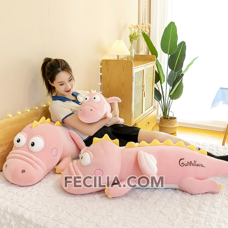 Gấu bông cao cấp Cá S.ấ.u cute, Thú bông cao cấp, gối ôm hình con cá S.ấ.u MA749