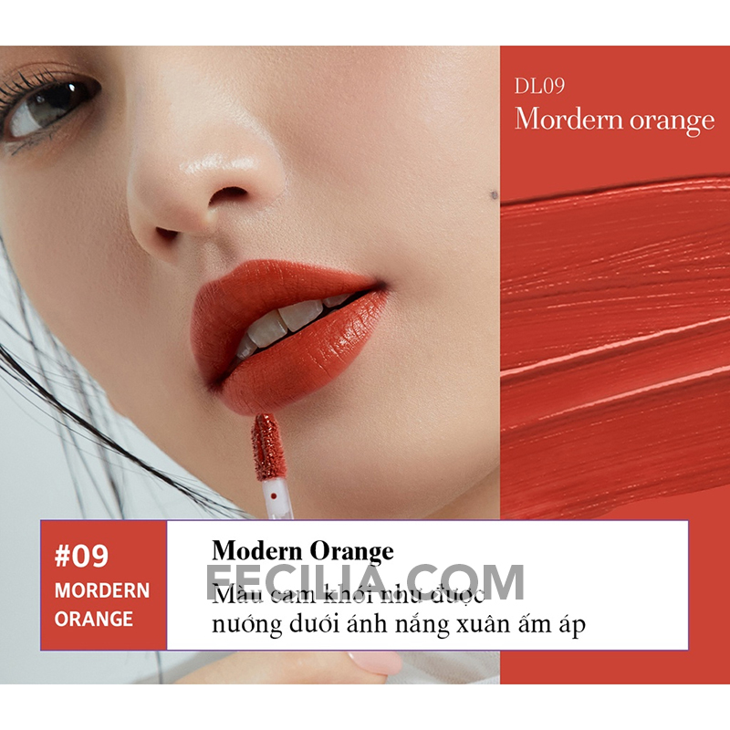 Son Black Rouge DL09 – Modern Orange