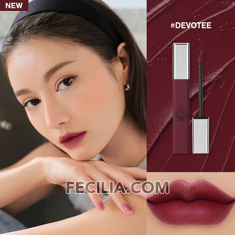 Son Kem Lì 3CE Chính hãng Hàn Quốc 3CE Cloud Lip Tint 4g cho bạn cảm giác nhẹ như mây CARROT PINK, LIVE A LITTLE, ACTIVE L width=