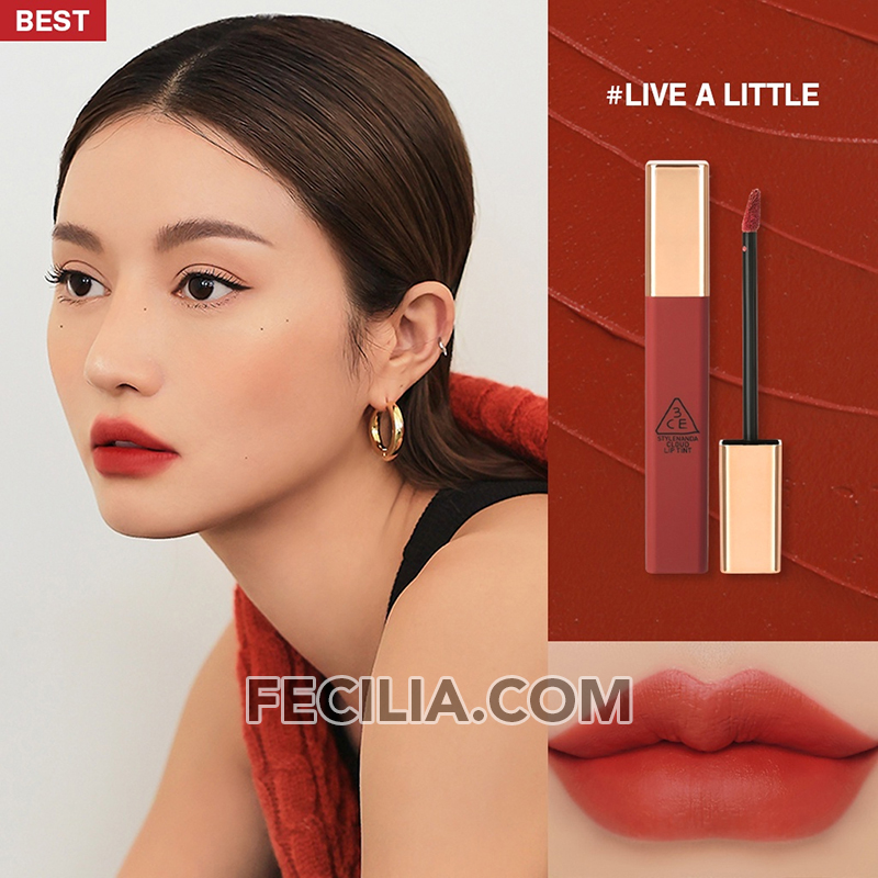 Son Kem Lì 3CE Chính hãng Hàn Quốc 3CE Cloud Lip Tint 4g #LIVE A LITTLE