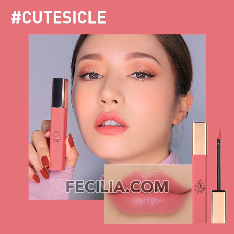 Son Kem Lì 3CE Chính hãng Hàn Quốc 3CE Cloud Lip Tint 4g #CUTESICLE