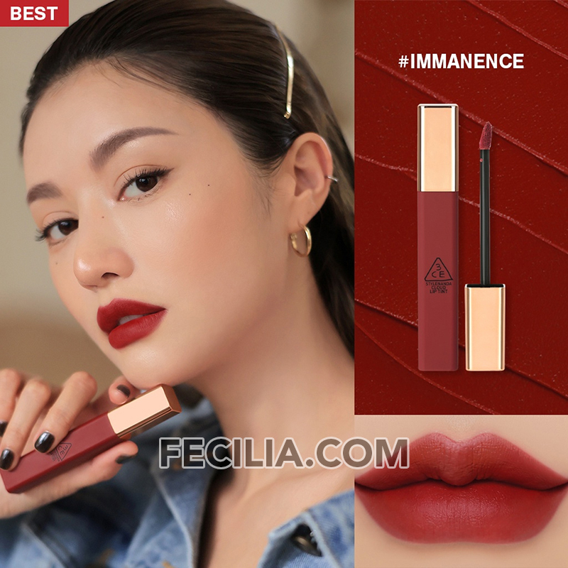 Son Kem Lì 3CE Chính hãng Hàn Quốc 3CE Cloud Lip Tint 4g #IMMANENCE