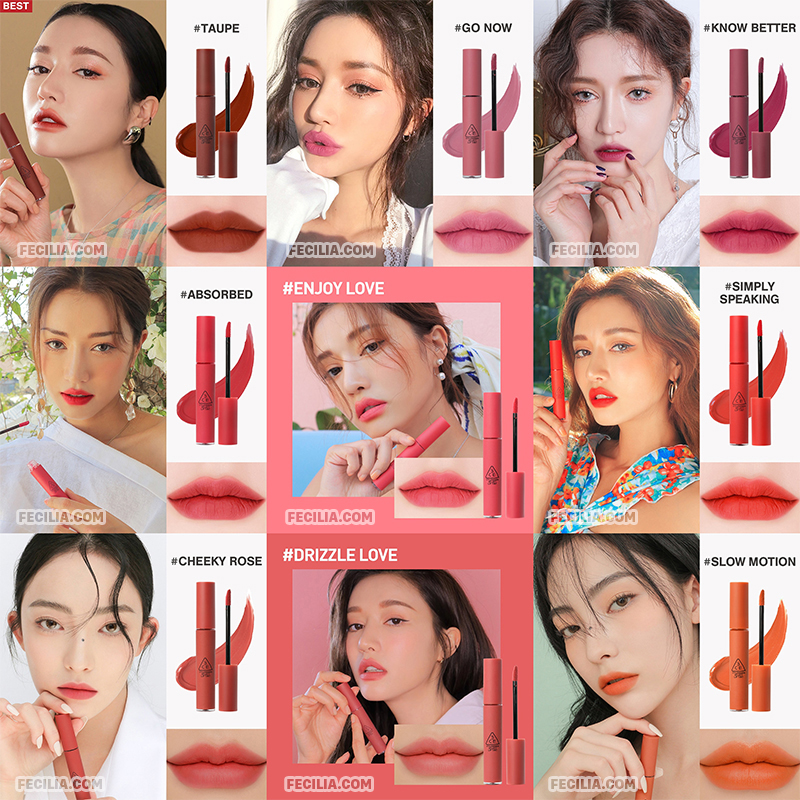 Son Kem Lì 3CE Mịn Màng Như Nhung 3CE Velvet Lip Tint 4g