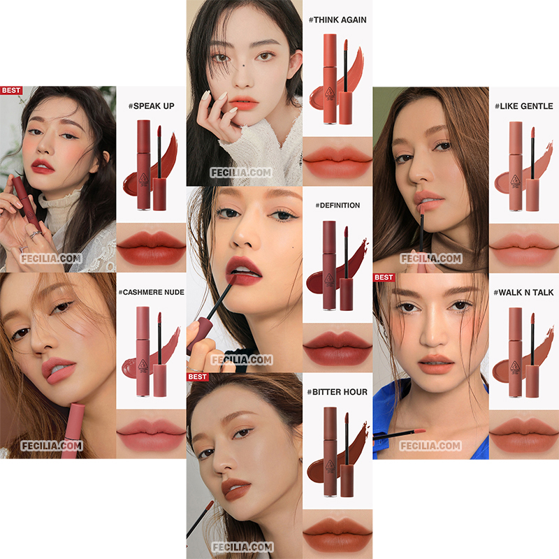 Son Kem Lì 3CE Mịn Màng Như Nhung 3CE Velvet Lip Tint 4g