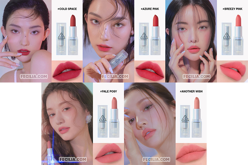 Son thỏi 3CE vỏ trong suốt 3CE Soft Matte Lipstick (Summer Radiance) 3.5g