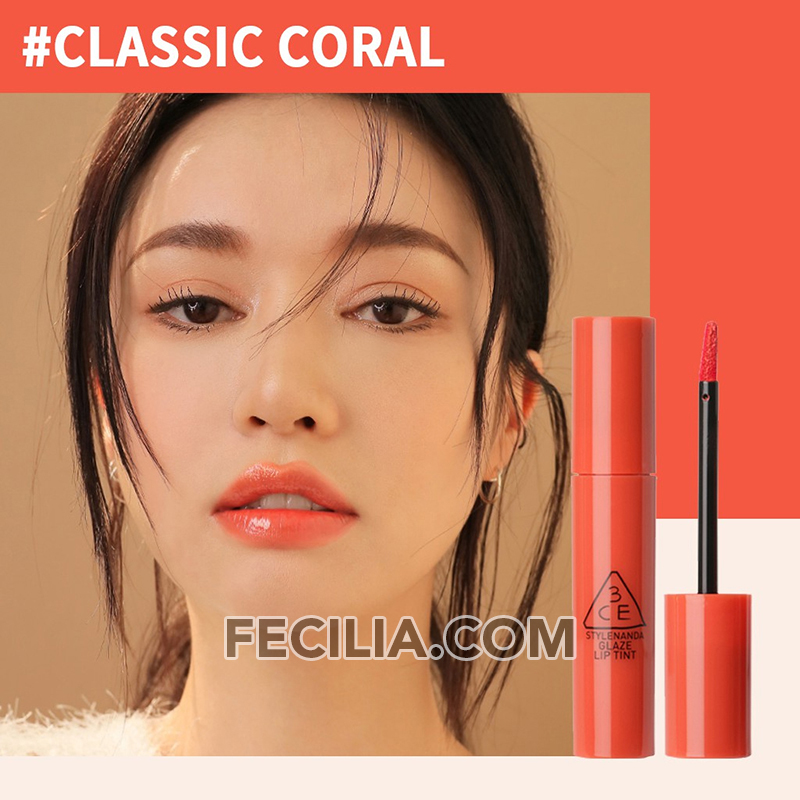 Son 3CE Đỏ Cam 3CE Soft Matte Lipstick (Warm vs Cool) 3.5g màu CLASSIC CORAL