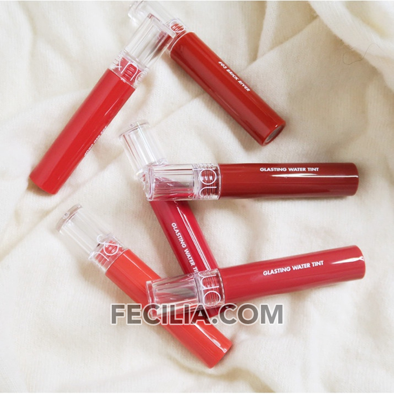 Son tint nước Romand Glasting Water Tint siêu lì dưỡng môi Hồng san hô, Đỏ thẫm, Đỏ gạch 01, 02, 03, 04, 05, 06, 07, 08 width=