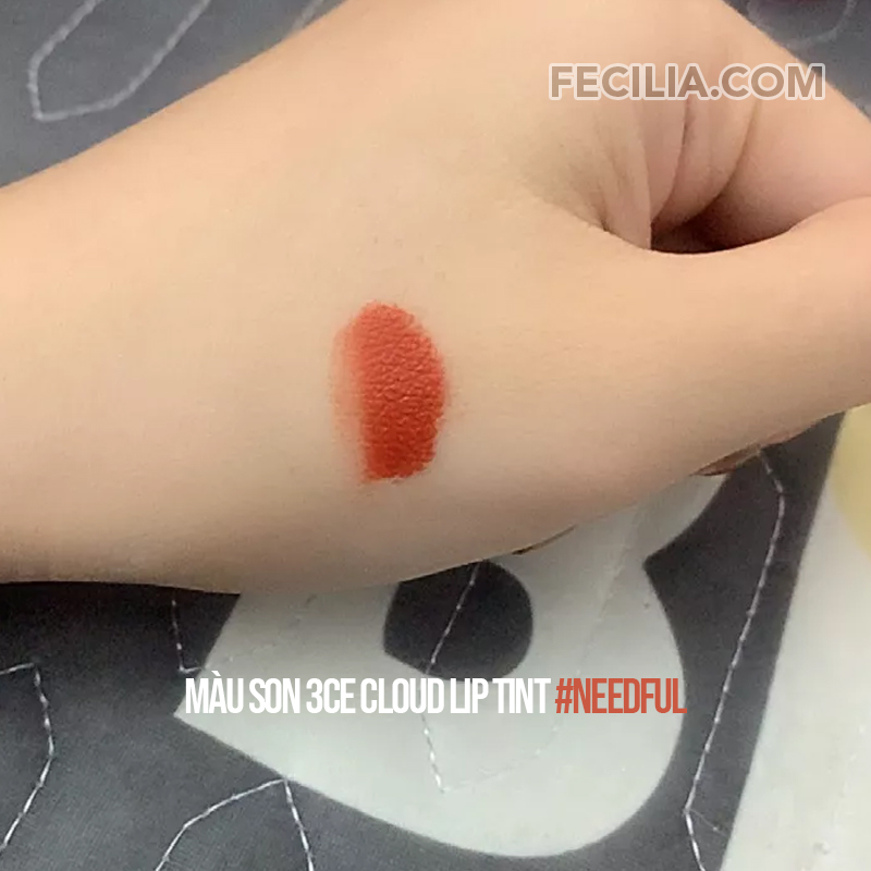Màu sắc Son 3CE Needful