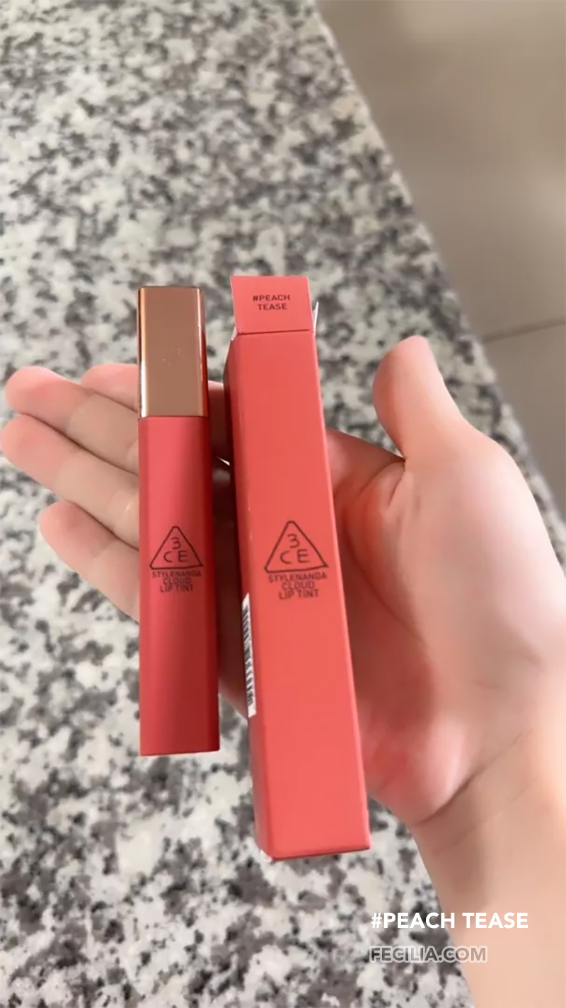 Son 3CE Cloud Lip Tint Peach Tease