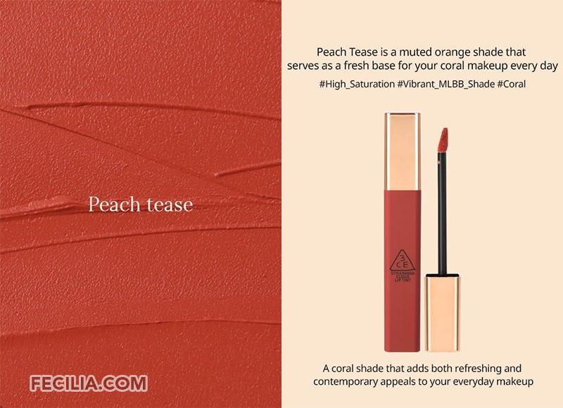 Son 3CE Cloud Lip Tint Peach Tease