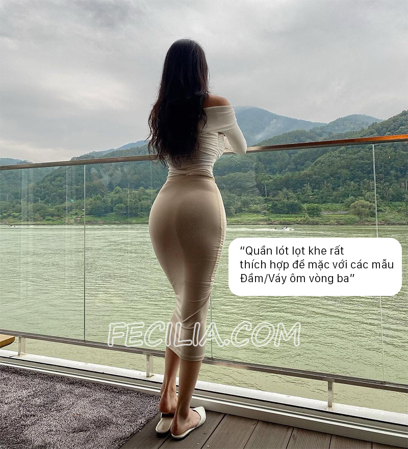 Quần lót lọt khe Dùng để Mix với những bộ đầm Body
