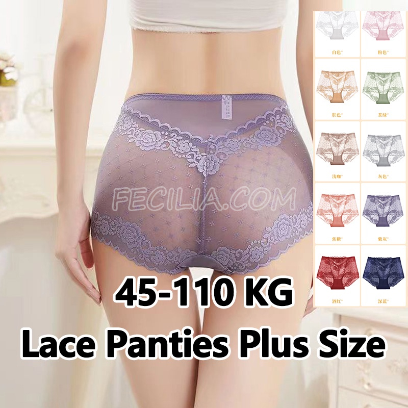 Quần Lót Ren Lưng Cao Plus Size Lớn XXL