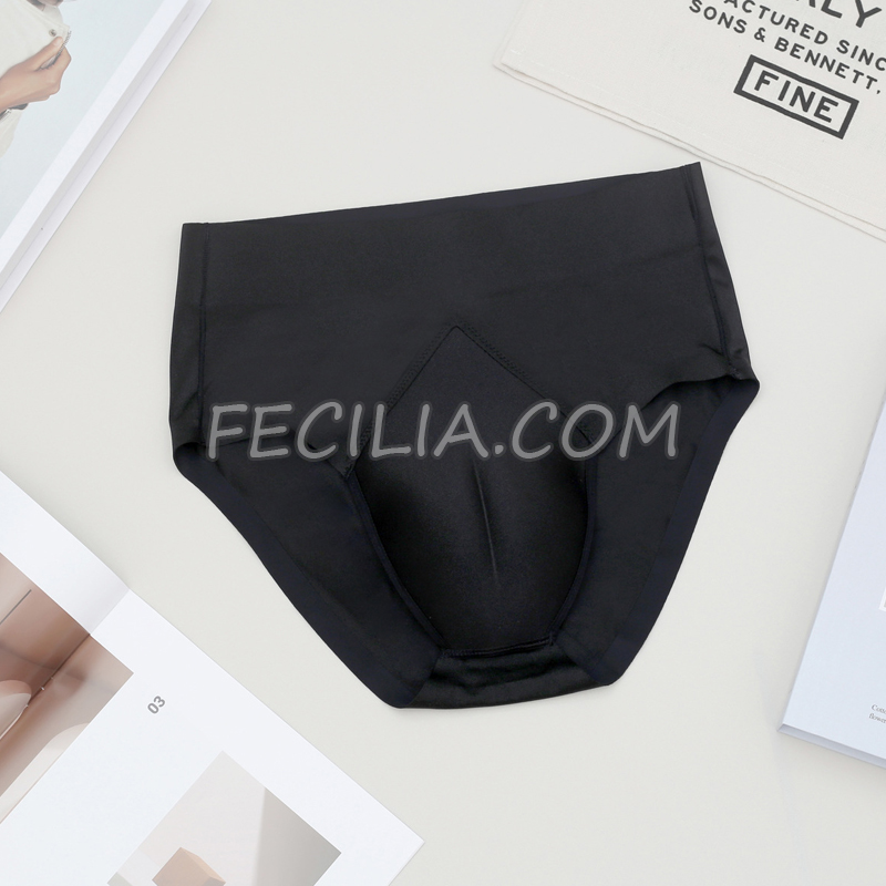 Quần lót độn Mu tạo Khe Tam Giác màu Đen