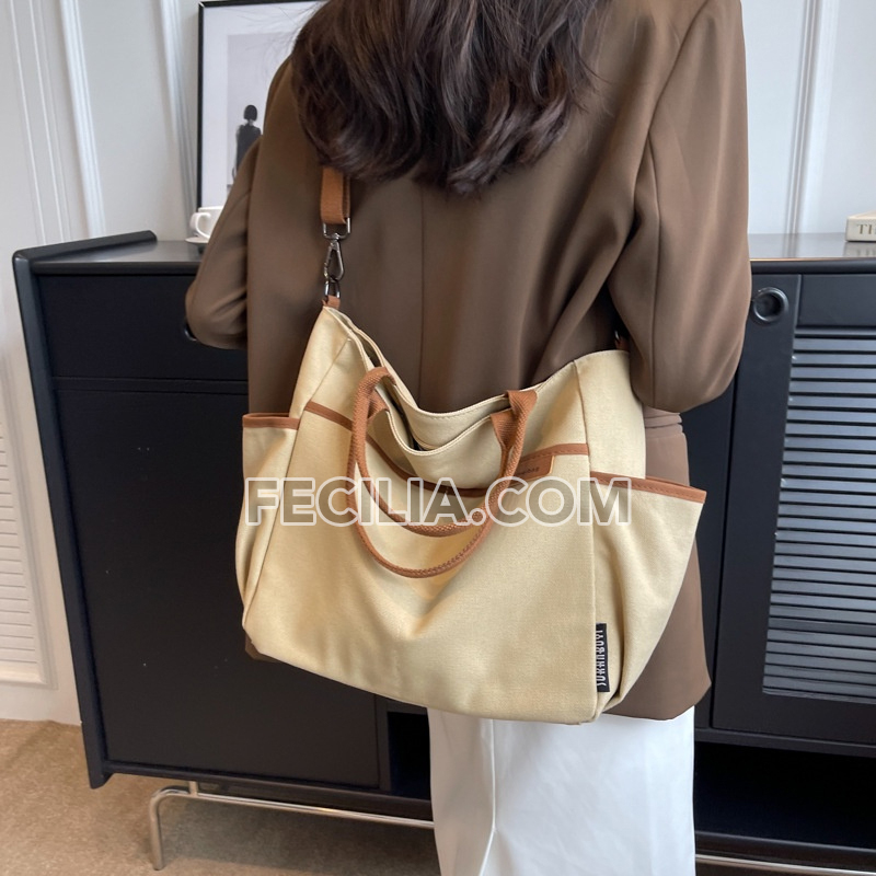 Túi xách nữ bằng vải bố