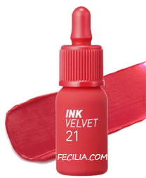 Peripera Ink Velvet Vitality Coral Red