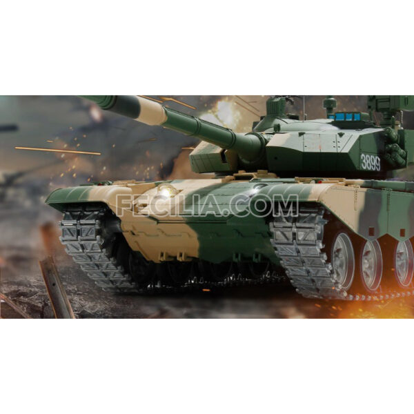 Xe Tăng Điều Khiển Từ Xa 99A Bánh Xích Kim Loại có thể leo nhiều địa hình 72cm Pin 2h | XDKTX344