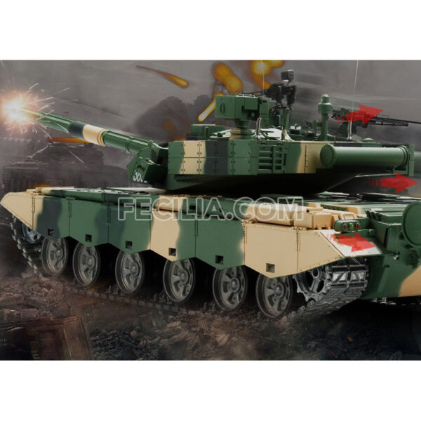Xe Tăng Điều Khiển Từ Xa 99A Bánh Xích Kim Loại có thể leo nhiều địa hình 72cm Pin 2h | XDKTX344