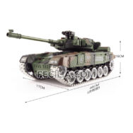 Xe Tăng điều khiển từ xa T90 màu Ca mo rằn ri bắn đạn đồ chơi trẻ em vận động | XDKTX346