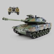 Xe Tăng Leopard đồ chơi điều khiển từ xa Bánh Xích bắn đạn, Pin Sạc 50CM | XDKTX351