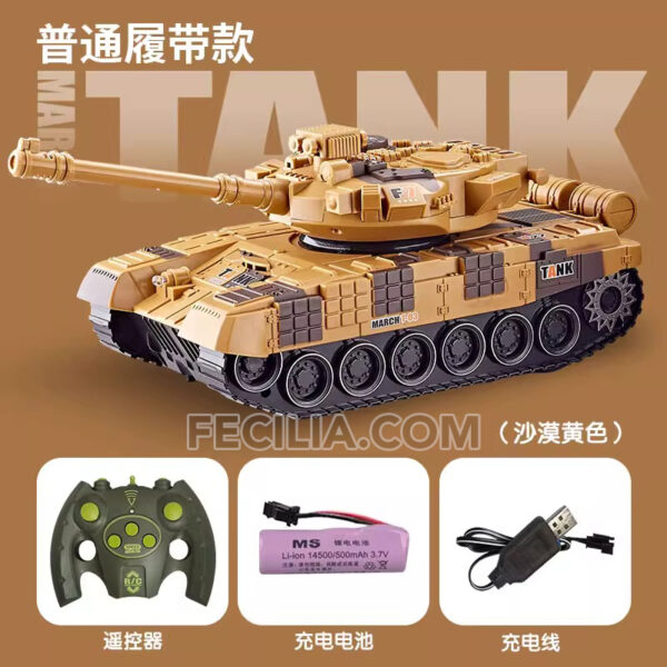 Xe Tăng điều khiển từ xa bánh xích có thể Âm thanh, Ánh sáng | XDKTX342