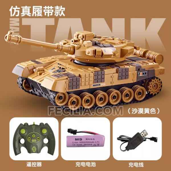 Xe Tăng điều khiển từ xa bánh xích có thể Âm thanh, Ánh sáng | XDKTX342