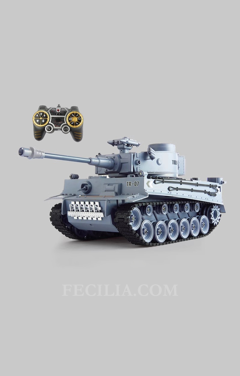 Xe Tăng Tiger Đức điều khiển từ xa 50cm Bắn đạn đồ chơi cho bé Trai | XDKTX354