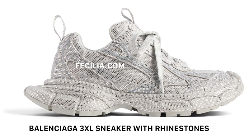 Balenciaga 3XL Sneaker With Rhinestones