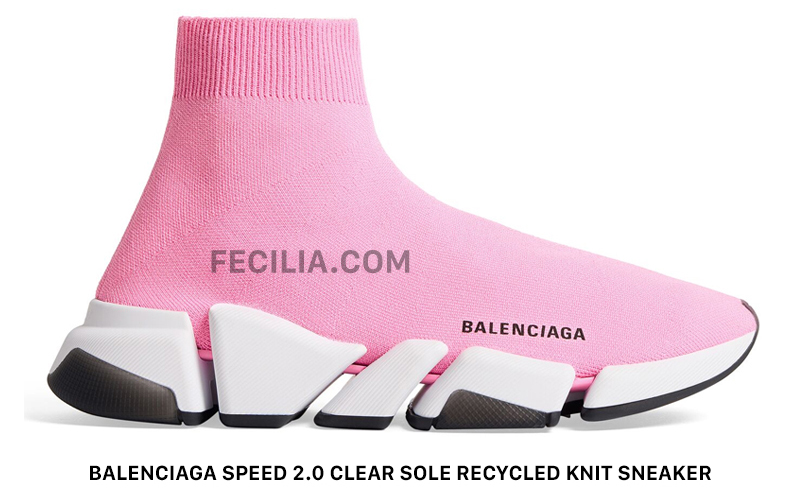 Balenciaga Speed 2.0 Clear Sole Recycled Knit Sneaker