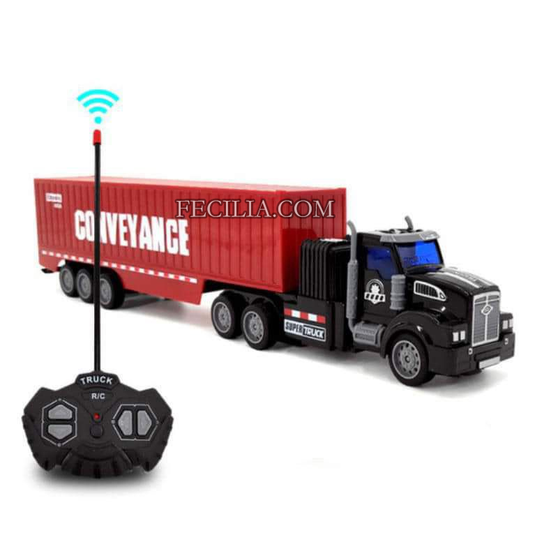 Đồ chơi xe Container điều khiển từ xa 1:48 pin sạc