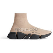 Giày Balenciaga Speed 2.0 recycled knit màu beige REP 1:1 cho nam nữ | SNKN088