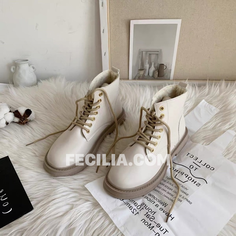 Giày Boot Hàn Quốc cổ thấp buộc dây dễ thương ulzzang | P20422_05