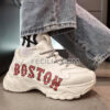 Giày Sneaker, Giày Thể Thao Nữ MLB Boston đế cao hàng cao cấp | SNKN072