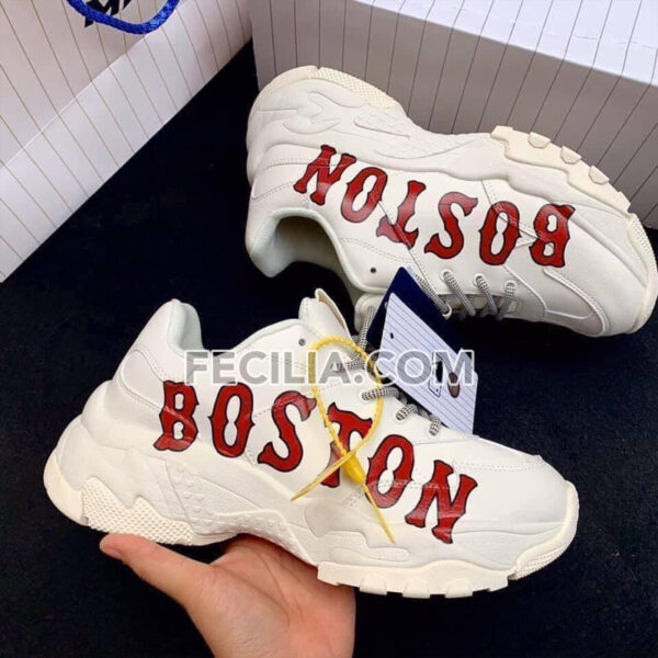 Giày Sneaker, Giày Thể Thao Nữ MLB Boston đế cao hàng cao cấp | SNKN072