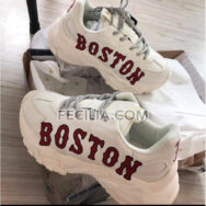 Giày Sneaker, Giày Thể Thao Nữ MLB Boston đế cao hàng cao cấp | SNKN072