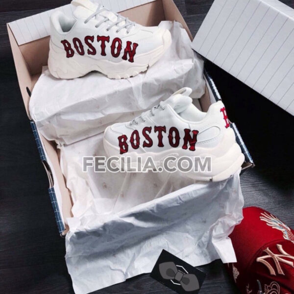Giày Sneaker, Giày Thể Thao Nữ MLB Boston đế cao hàng cao cấp | SNKN072
