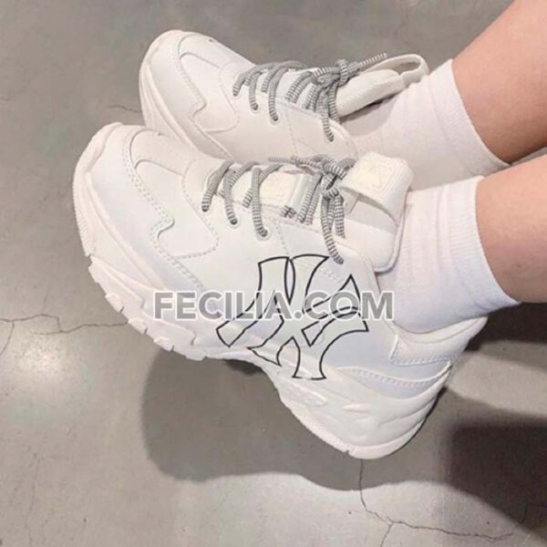 Giày sneaker Nữ đẹp MLB, NY đế cao | SNKN070