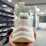 Giày Sneaker Nữ, Giày Thể Thao Nữ MLB NY hàng Authentic Vàng đế độn 5cm hàng cao cấp | SNKN073