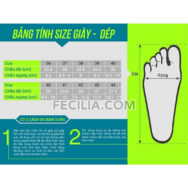 Bảng tính size - Giày Sneaker Nữ, Giày Thể Thao Nữ MLB NY hàng Authentic Vàng đế độn 5cm hàng cao cấp | SNKN073