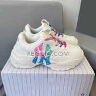 Giày Sneaker Nữ nhiều màu BigBall Chunky A Gradient Classic Monogram hàng REP 1:1 đế cao | SNKN077