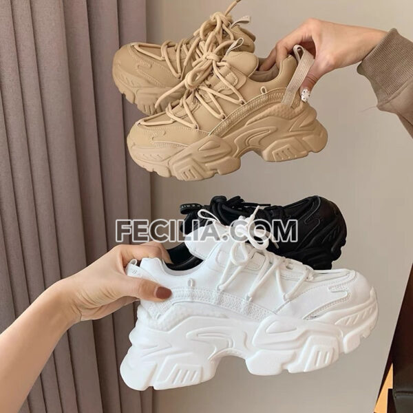 Giày Sneaker Nữ Ulzzang đế cao hàng Quảng Châu | SNKN071